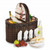 Luxury Hand-Woven Willow 4-Person Insulated Picnic Basket Set with Accessories