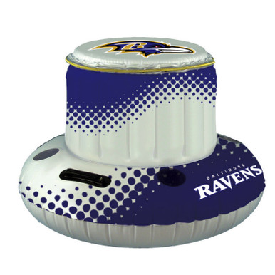 NFL Baltimore Ravens Inflatable Swimming Pool Floating Cooler 32 Quart ...