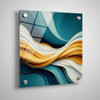 Custom 1/4 inch glossy acrylic wall sign with stainless steel standoffs
