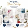 Personalized greeting cards in portrait and landscape orientations with floral, birthday, retirement, and holiday designs.