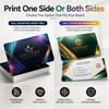 Akuafoil business cards by Link Printers