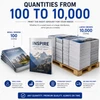 Open spread view of glossy high resolution custom booklet catalog pages