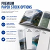 Open spread view of glossy high resolution custom booklet catalog pages