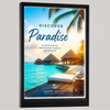 Custom 9mil backlit poster illuminated in LED lightbox display