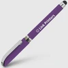 Soft touch rubberized stylus tip on custom promotional gel pen for tablets