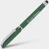 Soft touch rubberized stylus tip on custom promotional gel pen for tablets
