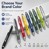 Custom printed Avendale soft touch stylus gel pen with company logo imprint