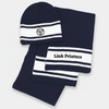 Varsity Embroidery Hat and Scarf Set
