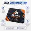 Custom printed floor decal with slip-resistant vinyl surface available in rounded rectangle, square, and circle shapes for indoor and outdoor business branding, promotional graphics, logos, and floor signage.
