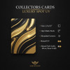 Collectors Card, Luxury Spot UV and Raised Foil