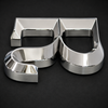 3D mirror stainless steel raised letter with polished finish