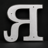 3D mirror stainless steel raised letter with polished finish