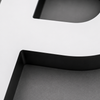 Seamless all-acrylic 3D channel letter construction showing acrylic returns and face