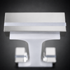 Custom front and middle lit raised acrylic stainless steel channel letter sign