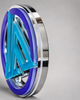 Side profile showing 0.5 inch illuminated middle acrylic plate in channel letter