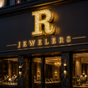 Faceted crushed crystal diamond acrylic face on custom illuminated 3D letter