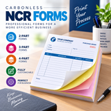Carbonless NCR form