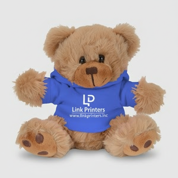 Little Paw Bear with Hoodie – Brown Custom Plush Teddy