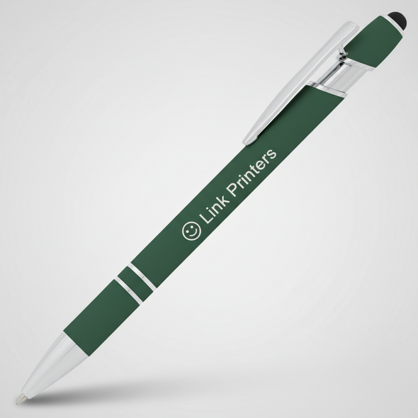Incline Soft Touch Stylus Metal Pen – Screen Print