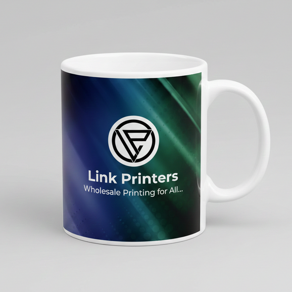 Full Color  Print Value Mug, White - 11 oz