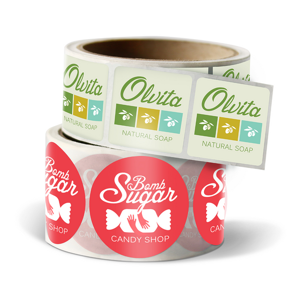 custom print Special Shapes Roll Labels