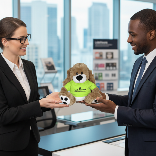 Big Paw Dog Custom Print Plush Toy