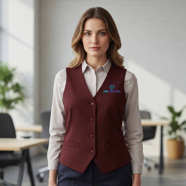 Polyester Uniform Vest – Men’s & Ladies