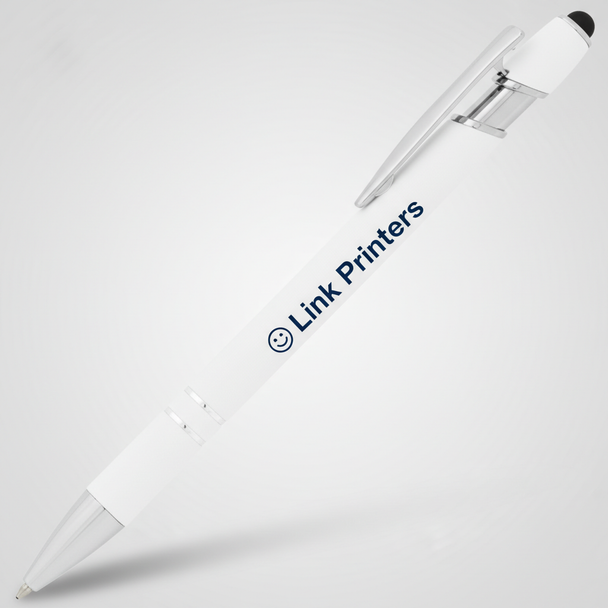 Incline Soft Touch Stylus Metal Pen – Screen Print