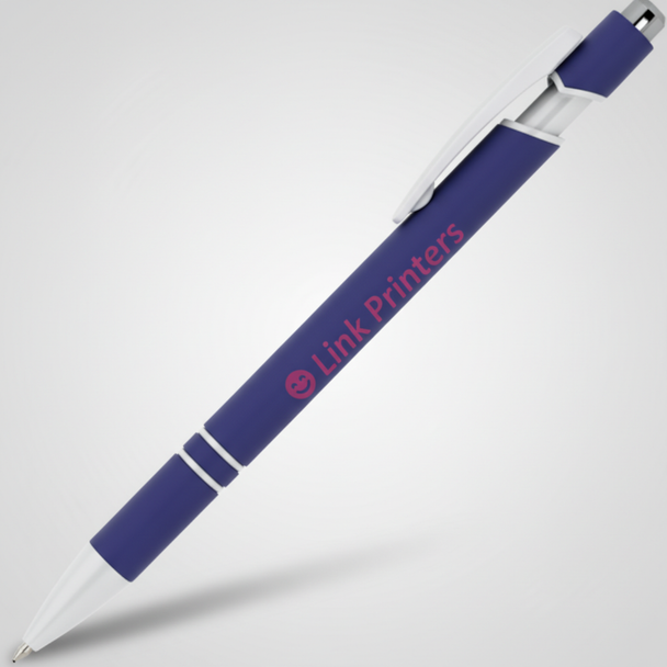 Incline Soft Touch Stylus Metal Pen – Screen Print