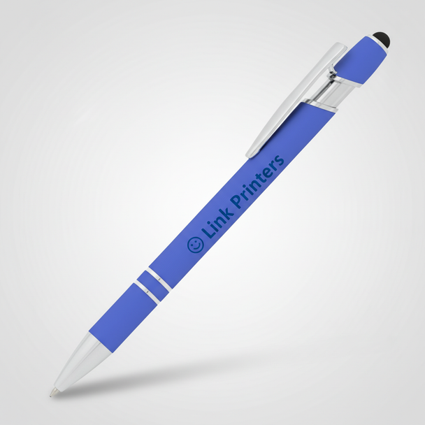 Incline Soft Touch Stylus Metal Pen – Screen Print