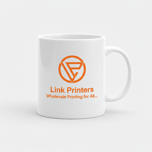 Value Mug, White - 11 oz, 1 Color Print