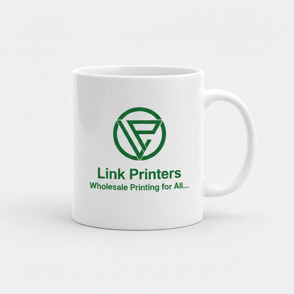 Value Mug, White - 11 oz, 1 Color Print
