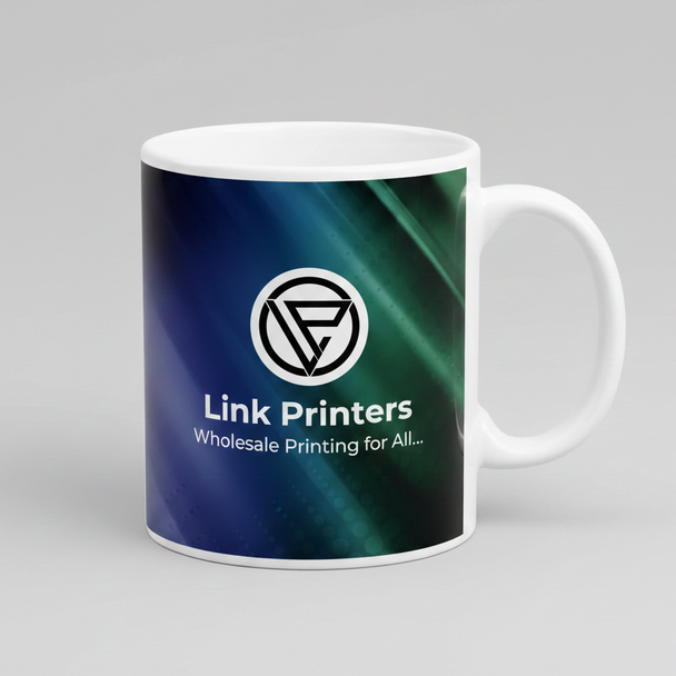 Full Color  Print Value Mug, White - 11 oz