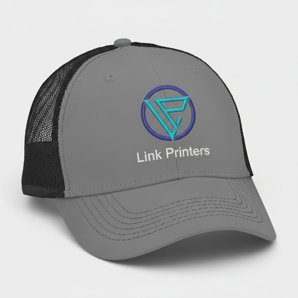 Colorblocked Twill Meshback Cap – Custom Embroidered Trucker Hat