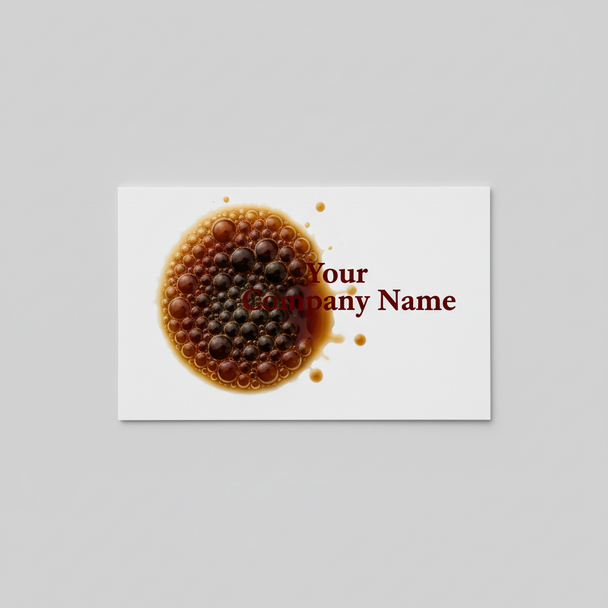 Waterproof synthetic business cards printed on durable 16pt tear-resistant stock designed to withstand moisture and heavy use.