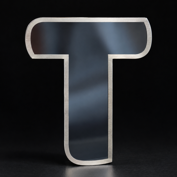 Custom infinity mirror LED channel letter with illuminated 3D acrylic layers