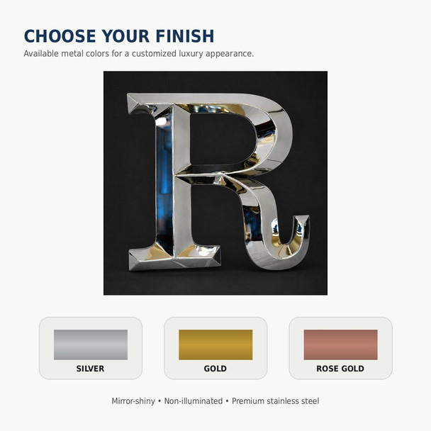Channel Letters – Premium 3D Mirror Stainless Steel