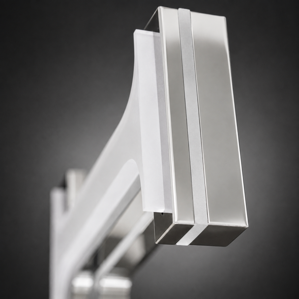 Custom front and middle lit raised acrylic stainless steel channel letter sign