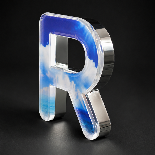 Custom luminous jelly acrylic stainless steel RGB LED channel letter sign