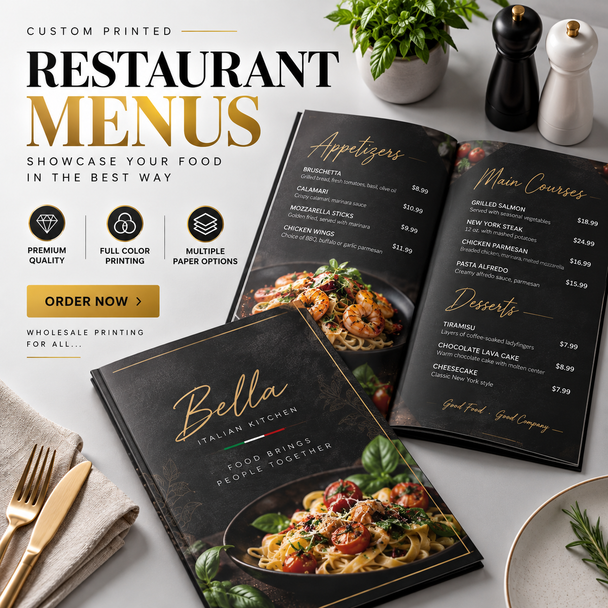 Custom Restaurant Menus