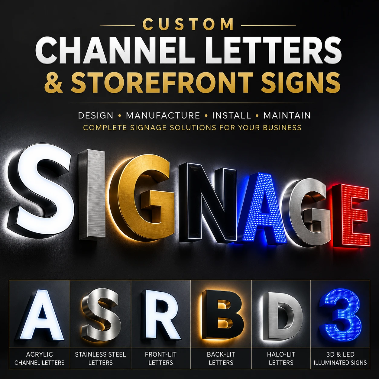 Channel Letters and Storefront Signs
