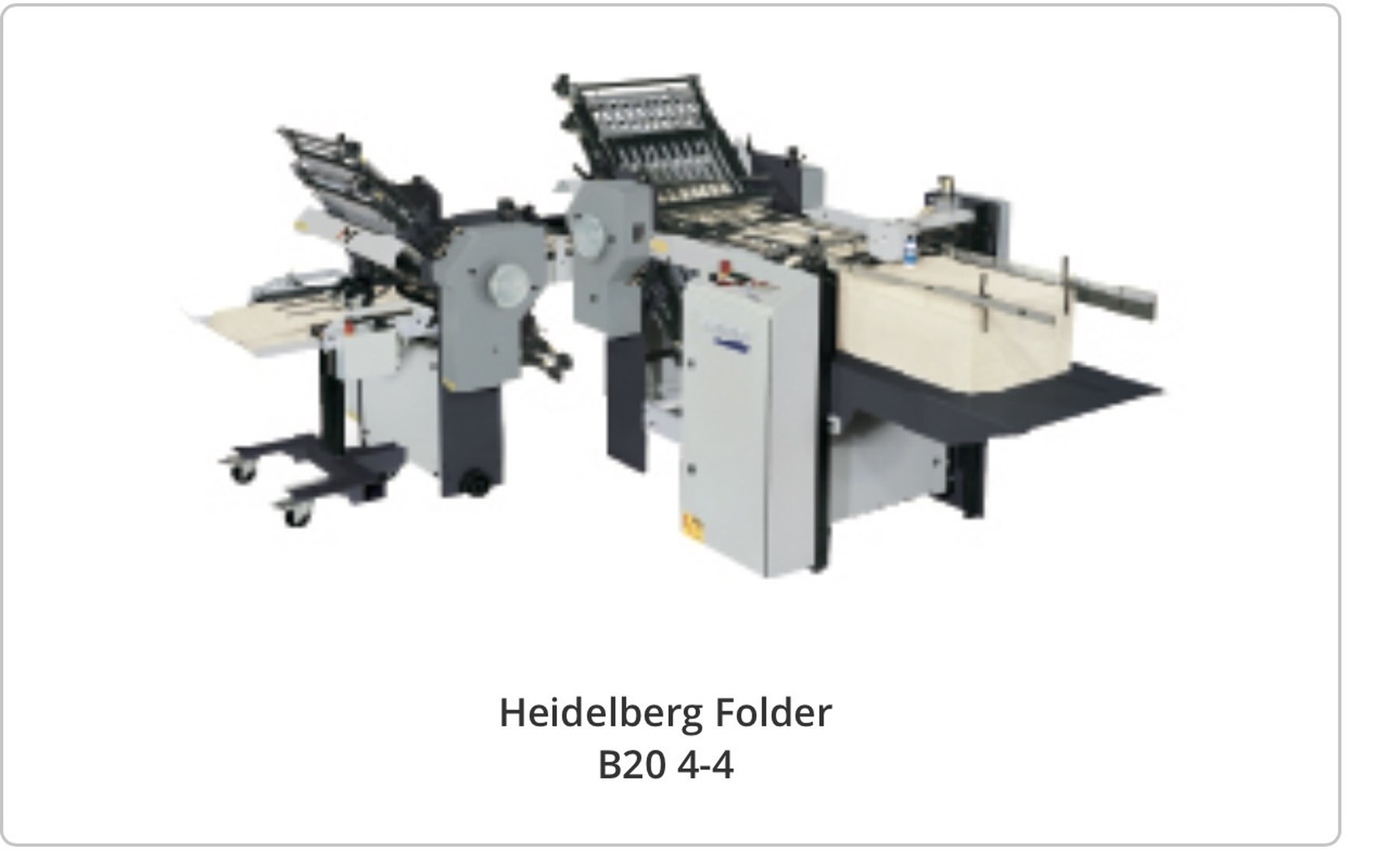 Heidelberg Folder B20 4-4