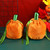 2PCS Halloween Pumpkin Candy Gift Bag for Kids Plush Trick or Treat Bag