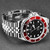 Revue Thommen Men's 'Diver' Black Dial Stainless Steel Bracelet Automatic Watch 17571.2236