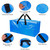 4Pcs Moving Bags Heavy Duty Container Reusable Plastic Totes Blue Moving Bin Zippered Storage Bag