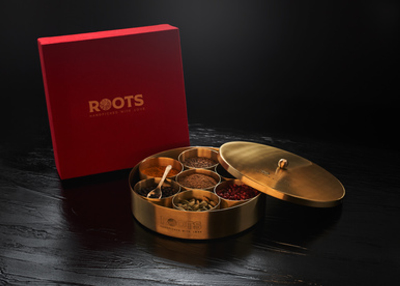 Brass Spice Box