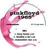 PINK FLOYD 1965 Their First Recordings - New EU Import, Colored Vinyl