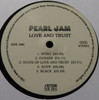 PEARL JAM Love and Trust MTV Unplugged - New EU Import LP on Purple Vinyl