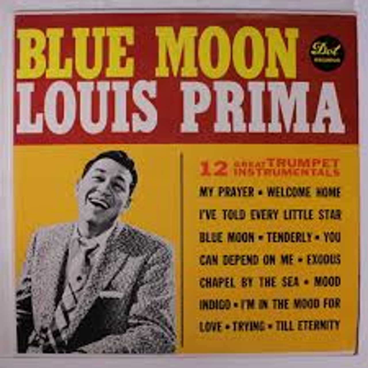 Blue Moon by Louis Prima - '61 Dot Label Release w/Near Mint Vinyl 