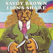 SAVOY BROWN Lion's Share - 1972 Vinyl LP w/Original Flap Cover